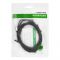 UGreen 3.5mm Straight To 90 Degree Audio Cable, 3M, Flat/Black, 10728