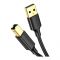 UGreen USB 3.0 AM To BM Printer Cable, 2M, Black, 10372