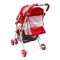 Rainbow Baby Stroller, Red, 9407