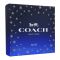 Coach New York Blue Gift Set, EDT 100ml + Shower Gel 100ml + EDT 15ml