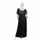 Belleza Nighty Single Long Gown, Black, 011