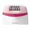 Philips Satinelle Essential For Legs & Sensitive Areas Compact Epilator, White/Pink, BRE235/0 