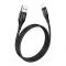 Hoco Charging & Date Cable, Lightning, Black, 1.2m, U93