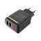 Hoco 2-USB Charger, Black, C39A