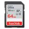 Sandisk Ultra 64GB SDXC UHS-1 Card, 120MB/s