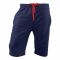 Basix Silid Navy Men's Shorts, Red & White Contrast, MS-502