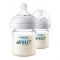 Avent Natural Wide Neck Feeding Bottles, 2-Pack, 0m+, 125ml SCF-472/27