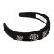 Gucci Style Bee Hair Band, Black Stone, AB-22