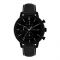 Timex Men's Chronograph Chicago Black Dial Leather Strap Watch, TW2U39200