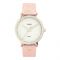 Timex Women's Fairfield Floral 37mm Leather Strap Watch, TW2U40500