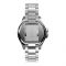 Timex Men's Harborside Coast 43mm Chrome Case Black Stainless Watch, TW2U41800