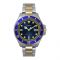 Timex Men's Harborside Coast 43mm Chrome Case Silver-Golden Stainless Watch, Blue Dial, TW2U71800