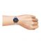 Timex Men's Harborside Coast 43mm Chrome Case Red-Blue Stainless Watch, TW2U71900