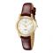 Timex Women's Dress Watch, Elevated Classic Burgundy Leather Strap, T21693