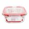 Pyrex Easy Vent Square Glass Food Storage With Lid, 515ml, PX-EV515S
