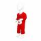 Baby Nest Jumpsuit With Cap For Kids, Reindeer Red, BNBJS-10