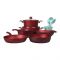 Des Chef Cooking Set, 15 Pieces, GL Red