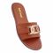 Kid's Slippers, For Girls, Brown, AK-58