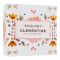 Ecology Clementine Coasters Set, 4-Pack, EC63308