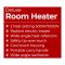 West Point Deluxe Carbon Room Heater, 1000W, WF-5309
