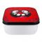 Hobby Life Square Fun Box, 4 pieces, (Smiley Face Red3)