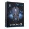 Alcatroz Cyborg C2 5-Button 2-Way Scroll Gaming Mouse, 7 Colours Light FX-Effects, Large