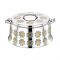 Arshia Stainless Steel Belly Hotpot, 3500ml, HP118-2734