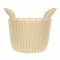 Appollo Grace Basket 3, 9x7x5.5 Inches, Cream