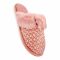 Women's Fur Slipper, S-12  Pink