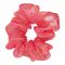 Sandeela Organza Gold Lines Classic Scrunchies, Pink, 03-1045
