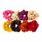 Sandeela Silk Chiffon Classic Scrunchies, Multi Color, 03-8001