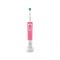 Braun Oral-B Vitality 100 Cross Action Rechargeable Toothbrush, Pink, D100.413.1