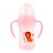 Potato Fast Flow Treat & Extra Soft Nipple Feeding Bottle With Handle,  Pink, 180ml, P-6008