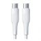 Joyroom 60W PD Type-C To Type-C Fast Charging Cable, White, S-1230M3