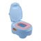 Baba Mama Hippo Baby Potty, MQ-6205 Blue