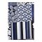 Sanaullah Fantasy Double Cotton Bed Sheet, Blue