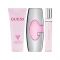 Guess Gift Set For Women, Eau De Parfum 75ml + Body Lotion 200ml + Travel Spray 15ml