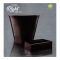 Appollo Leather Right Gift Set, Tissue Box With Dustbin, Brown
