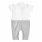 Baby Nest Fancy Romper For Baby/Toddler With Bow, 002 Gray 