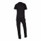 Basix Men Soft Knitted Striped Loungewear Set Black, LW-806