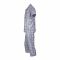 Basix Men's Yarn Dyed Cotton 2 Piece Loungewear Set Sky Blue & Black Checks, LW-808