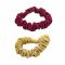 Sandeela Silky Tinies Round Scrunchies, 01-02-10003, Multi 10-Pack