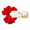 Sandeela Silky Classic Scrunchies, Red, 03-02-1003