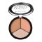 Eveline Contour Sensation 3-In-1 Bronzer-Highlighter-Blusher, 02, Peach Beige