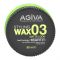 Agiva Professional Hair Style's Styling Wax 03 Matte Look, Technology+Keratin For Amazing Hair Styles, Perfect Control, Extreme Stability, 90ml