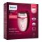 Philips 4000 Opti Light Epilator, Epilation Made Easy, Smooth Skin For Weeks, BRE285/00 Pink/Red