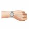 Timex Women's Designed Round Dial With Two Tone Bracelet Analog Watch, TW2V02700