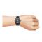 Omax Women's PVD Black Round Dial & Bracelet Analog Watch, HSA042G008