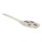 Sky Melamine Leaf-Print Big Rice Spoon, Grey, Elegant Kitchen Utensil, Durable Design