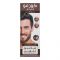 Cosmo Men Beard & Moustache Color Shampoo, Effective & Long Lasting, Dark Brown